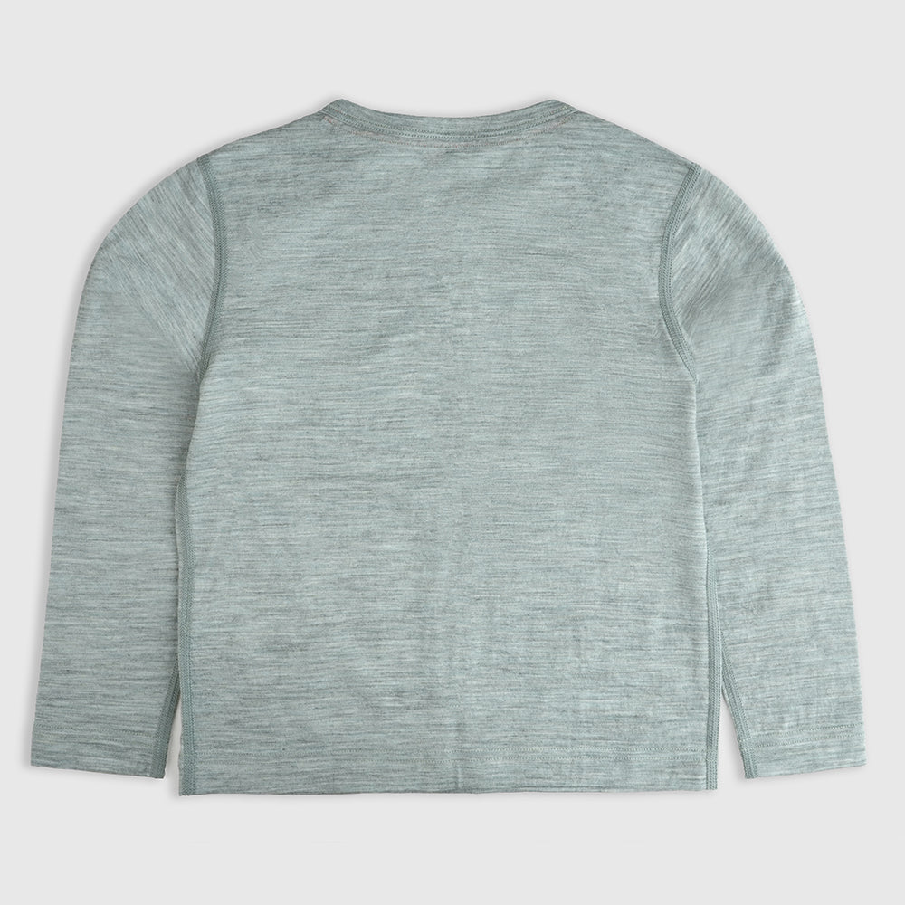 Kids Merino 150 Wool Explorer LS Tee (Agave)