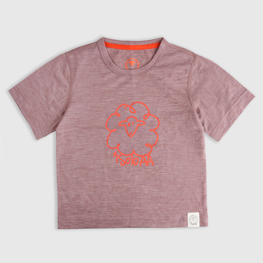 Kids Merino 150 Wool Explorer SS Tee (Burlwood)