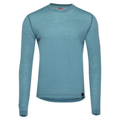 Mens 120 Ultrafine LS Crew (Lagoon)
