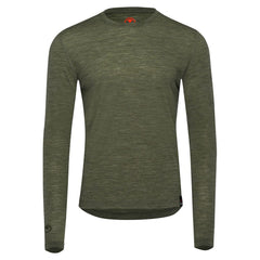 Mens 120 Ultrafine LS Crew (Olive)