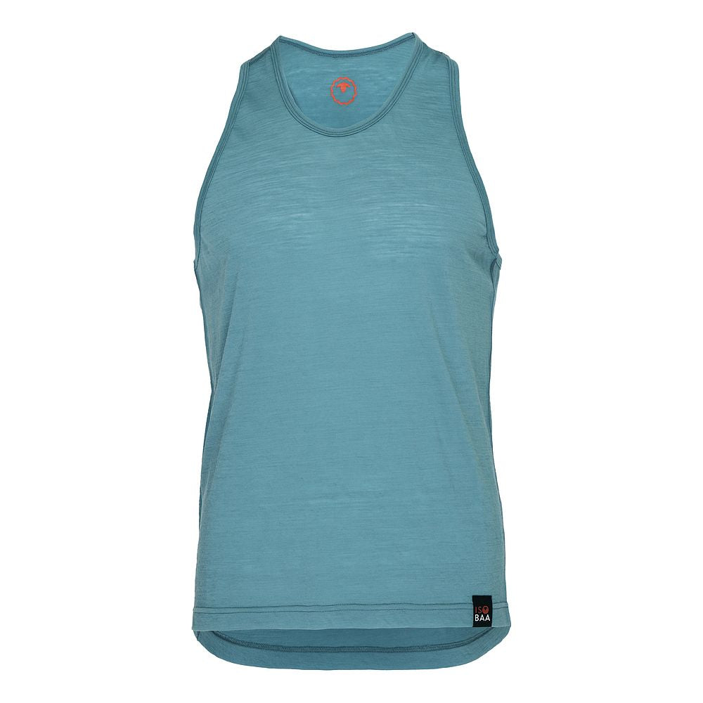 Mens 120 Ultrafine Racer Vest (Lagoon)