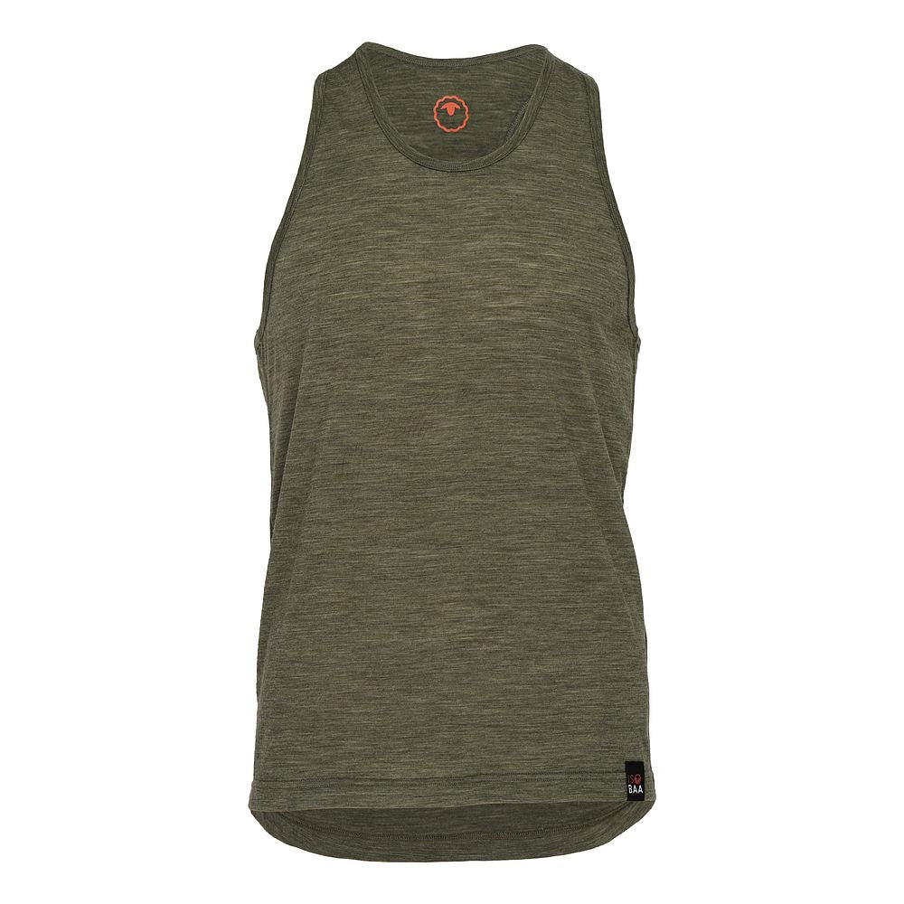 Mens 120 Ultrafine Racer Vest (Olive)
