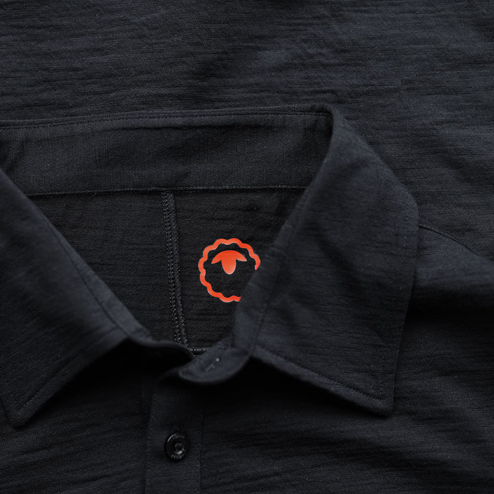 Mens 120 Ultrafine SS Shirt (Black)