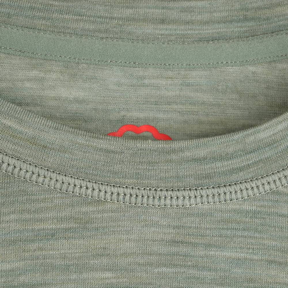 Mens Merino Blend 125 Ultrafine LS Crew (Olive)