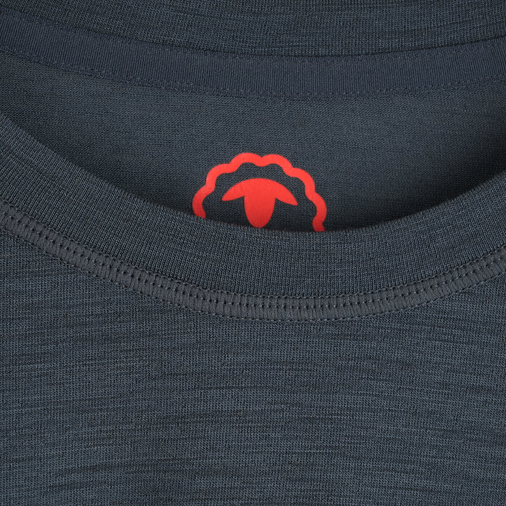 Mens Merino Blend 125 Ultrafine LS Crew (Turbulence)