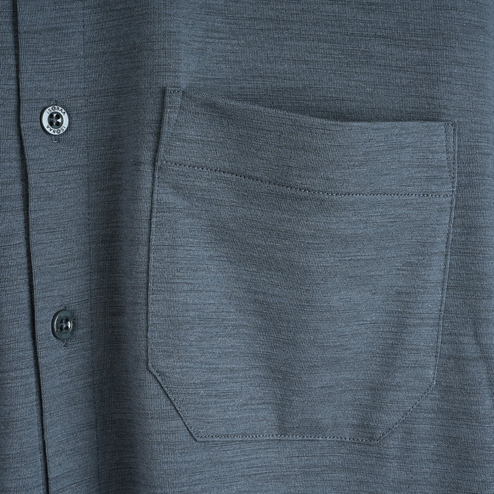 Mens Merino Blend 125 Ultrafine SS Shirt (Turbulence)