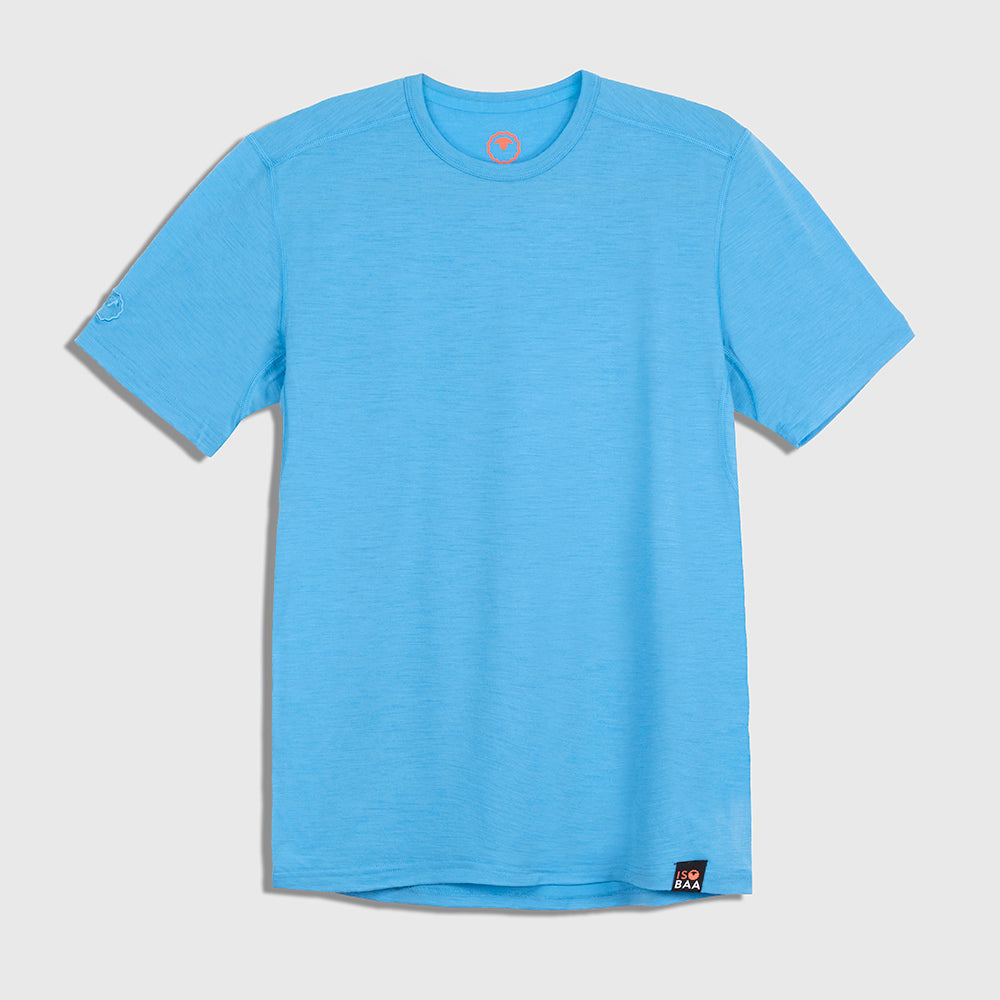 Mens Merino 150 Short Sleeve Crew (Malibu)