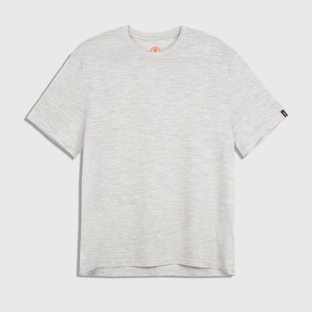 Mens Merino 150 Short Sleeve Relaxed Crew (Jute)