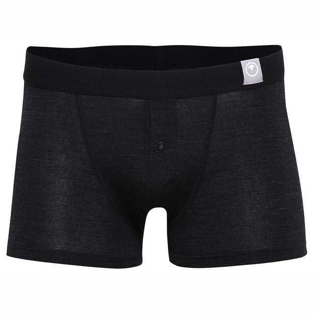 Mens Merino Blend 160 Fly Trunks (Black Melange)