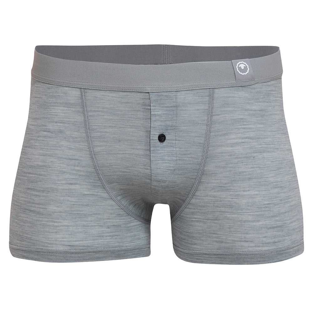 Mens Merino Blend 160 Fly Trunks (Cloud Melange)
