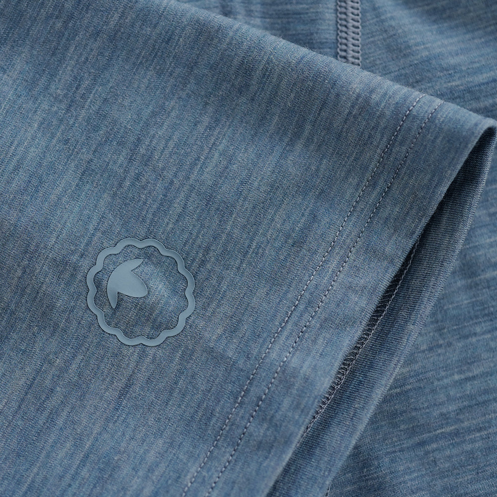 Mens Merino Blend 160 Fly Trunks (Ocean Melange)