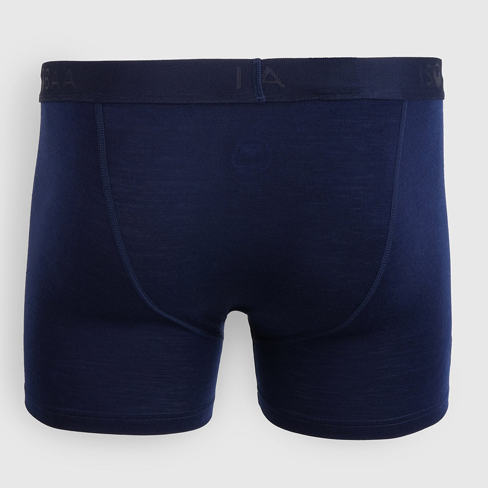 Mens Merino Blend 180 Boxers (2 Pack - Navy)