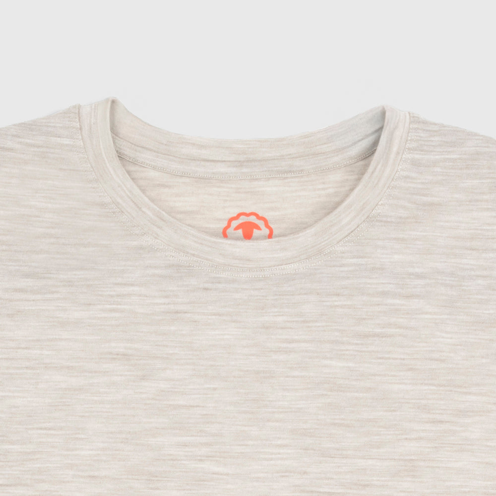 Mens Merino 150 Short Sleeve Relaxed Crew (Jute)