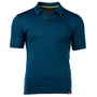 Mens Merino 180 Short Sleeve Polo Shirt (Petrol)