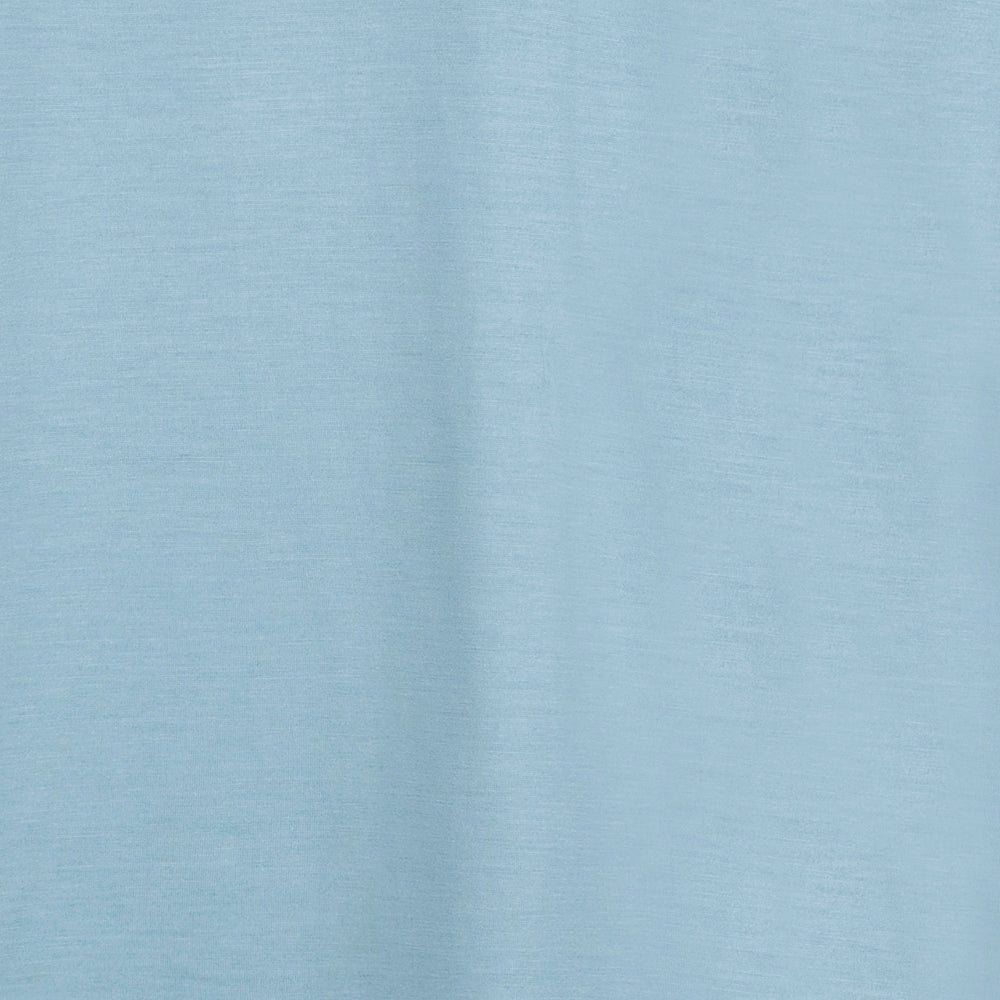 Mens Merino 200 Long Sleeve Polo Shirt (Lagoon)