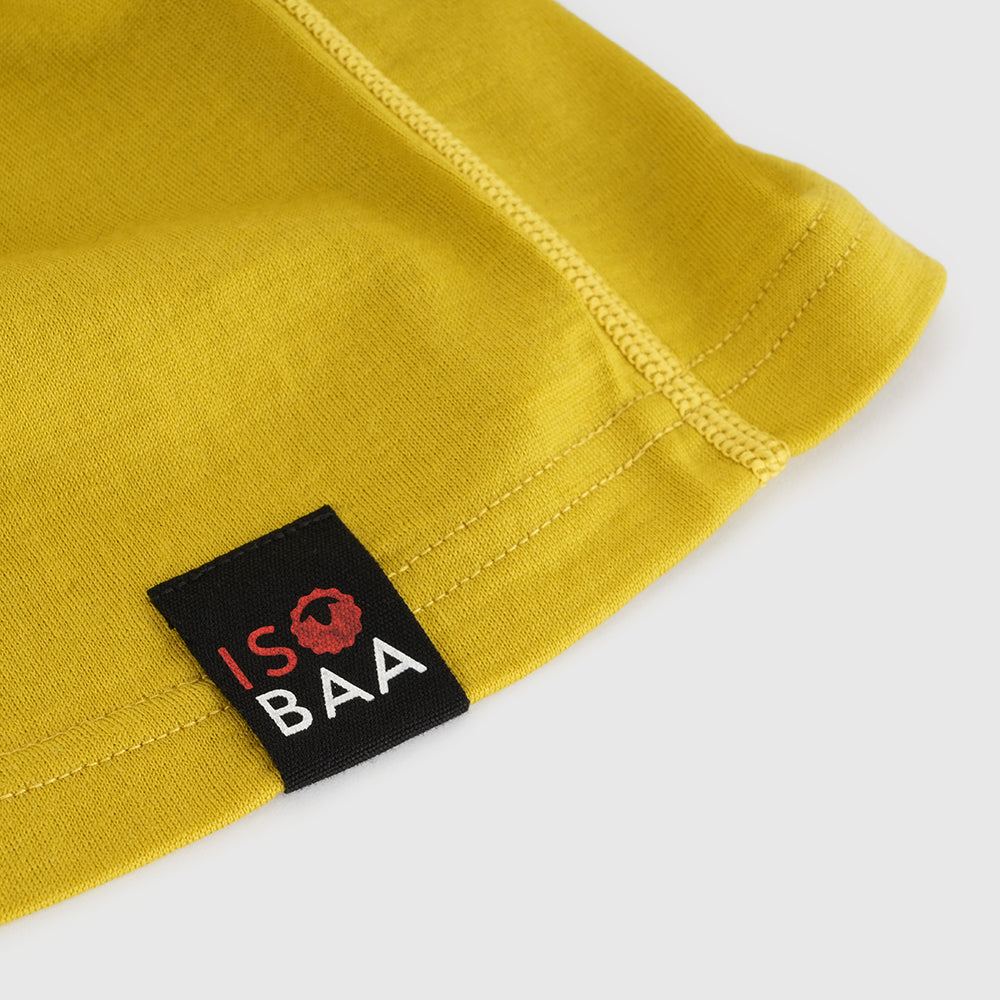 Mens Merino 200 Long Sleeve Zip Neck (Lime/Smoke)