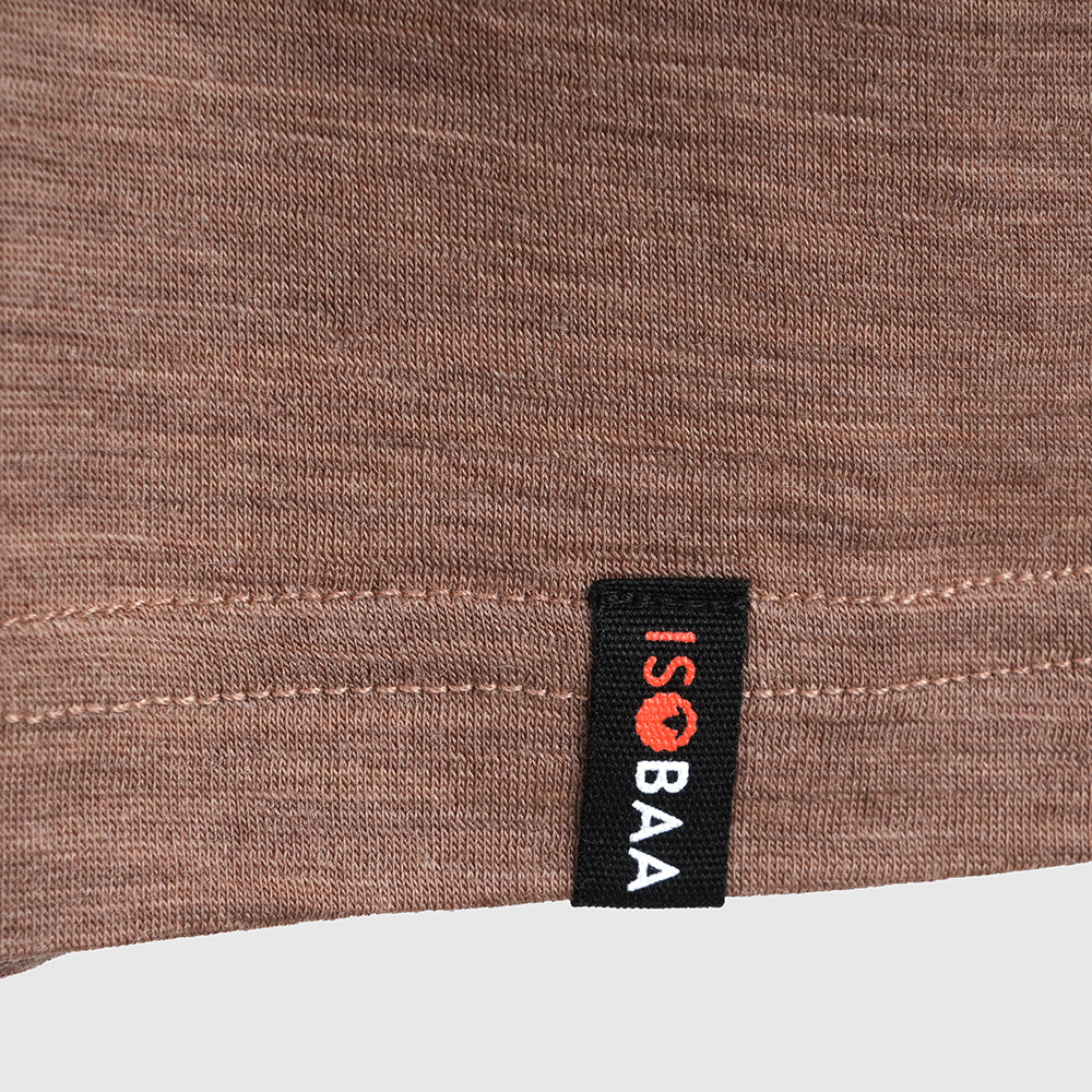 Mens Sketched Horizon Merino 150 LS Relaxed Tee (Bran)