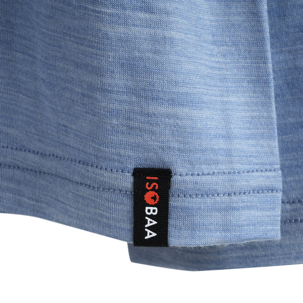 Mens Sketched Horizon Merino 150 LS Relaxed Tee (Sky)