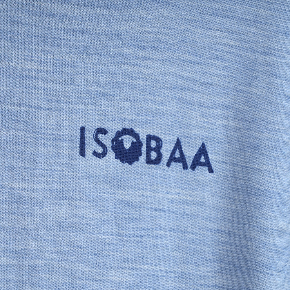 Mens Sketched Horizon Merino 150 LS Relaxed Tee (Sky)
