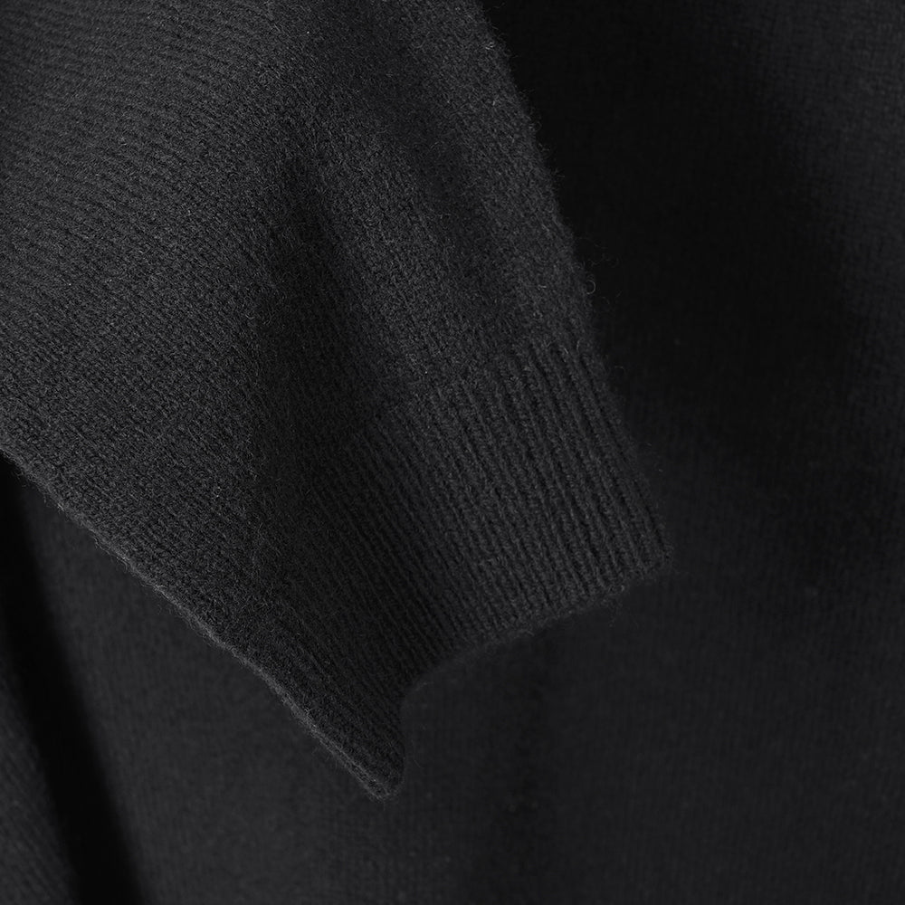 Mens Solace Merino Polo Sweater (Black)