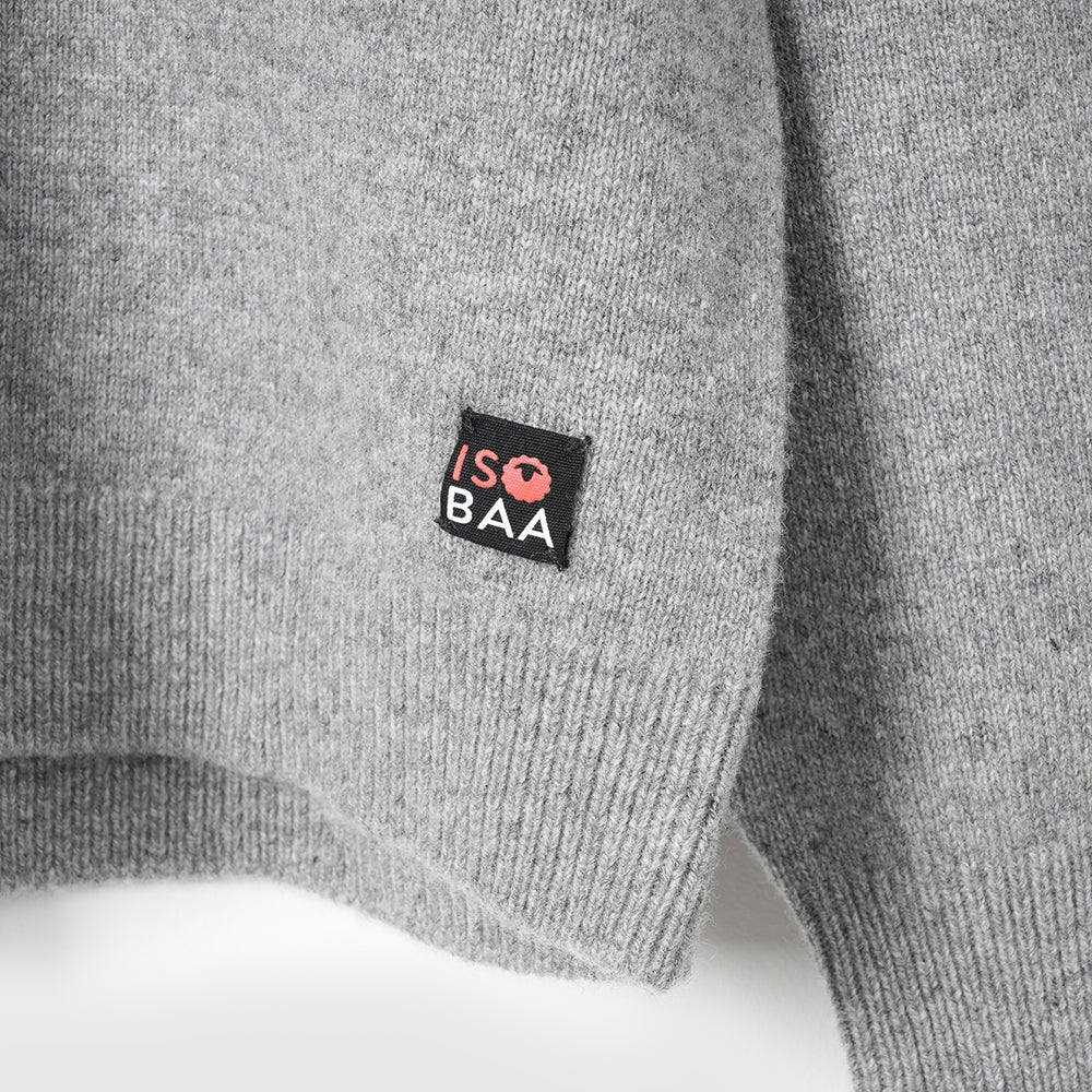 Mens Solace Merino Polo Sweater (Heather)