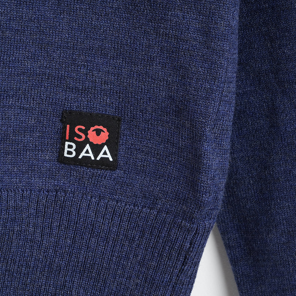 Homme Pull col rond en mérinos Woolsey (Dark Denim/Denim)