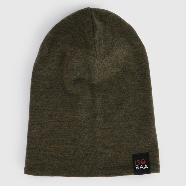 Merino 230 Beanie (Dark Olive)