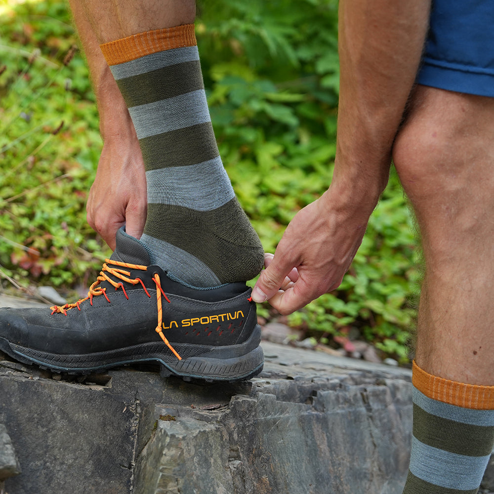 Merino Blend Everyday Socks (3 Pack - Olive/Forest/Agave/Spice)