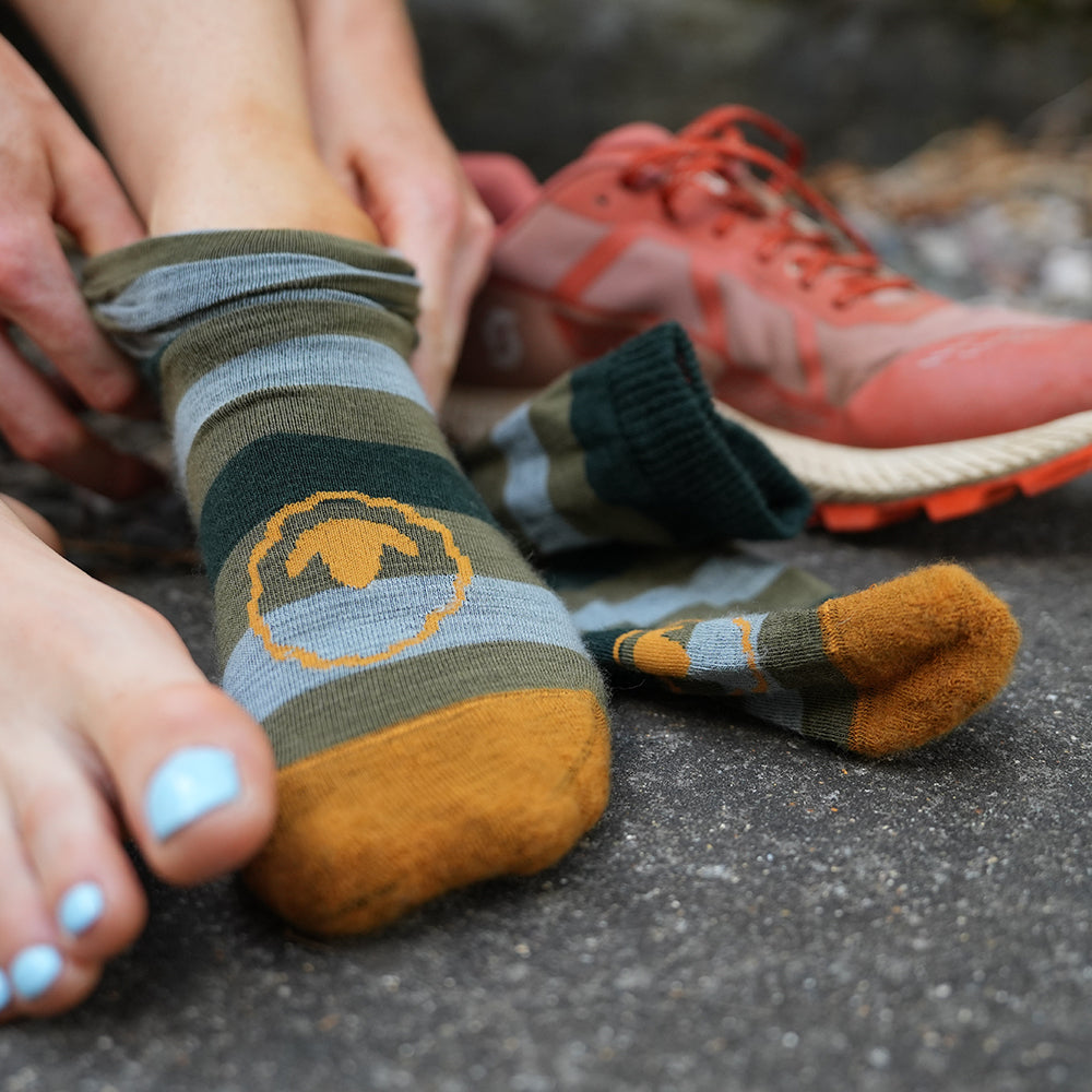 Merino Blend Everyday Socks (3 Pack - Olive/Forest/Agave/Spice)