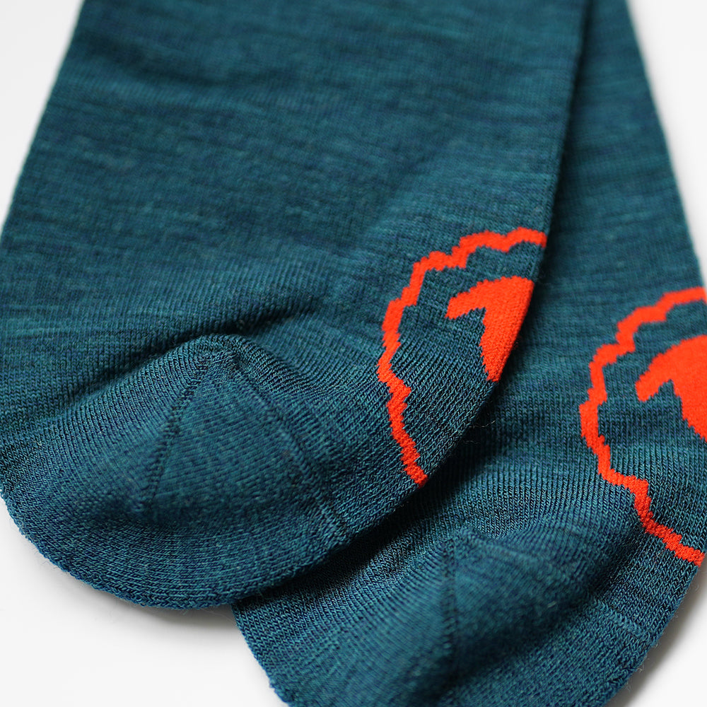 Merino Blend Everyday Socks (3 Pack - Petrol)