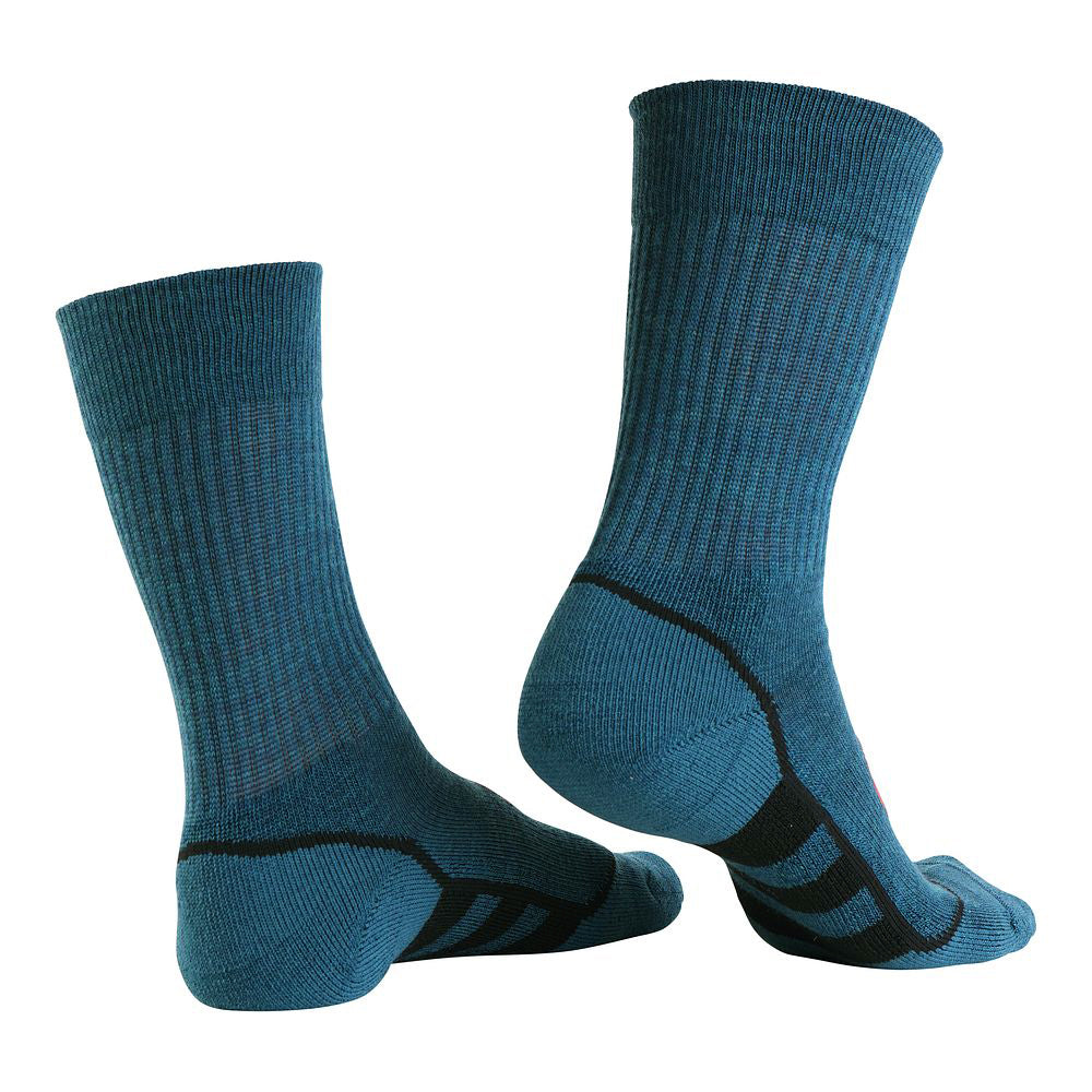 Merino Blend Hiking Socks (3 Pack - Petrol/Black)