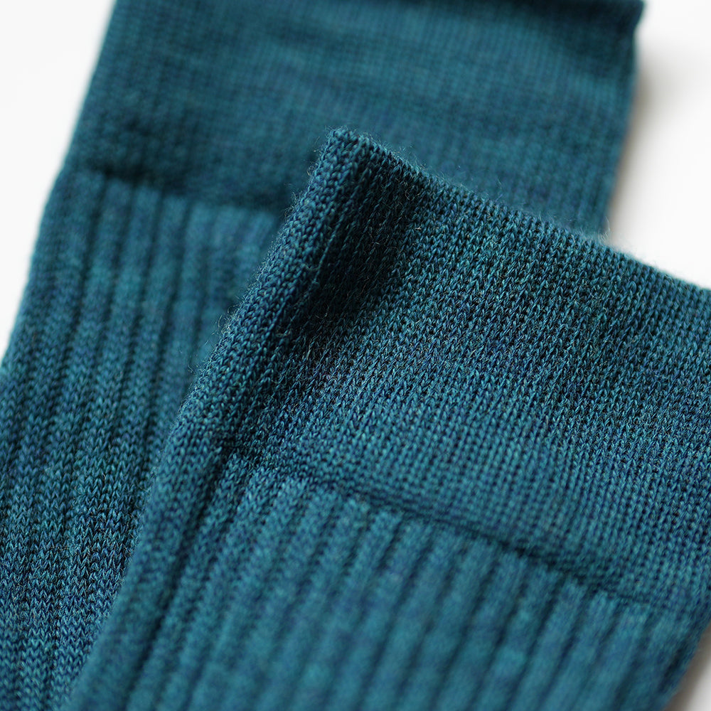 Merino Blend Hiking Socks (3 Pack - Petrol/Black)