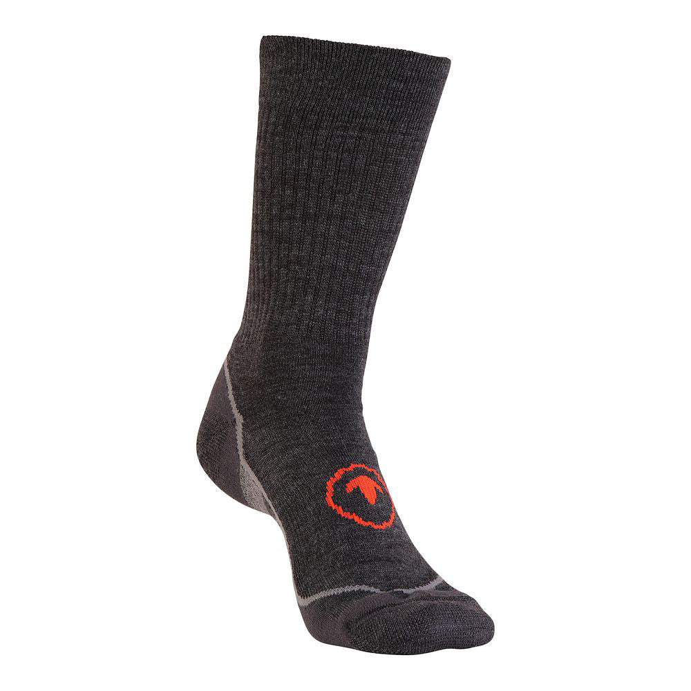 Merino Blend Hiking Socks (3 Pack - Smoke Melange/Charcoal)