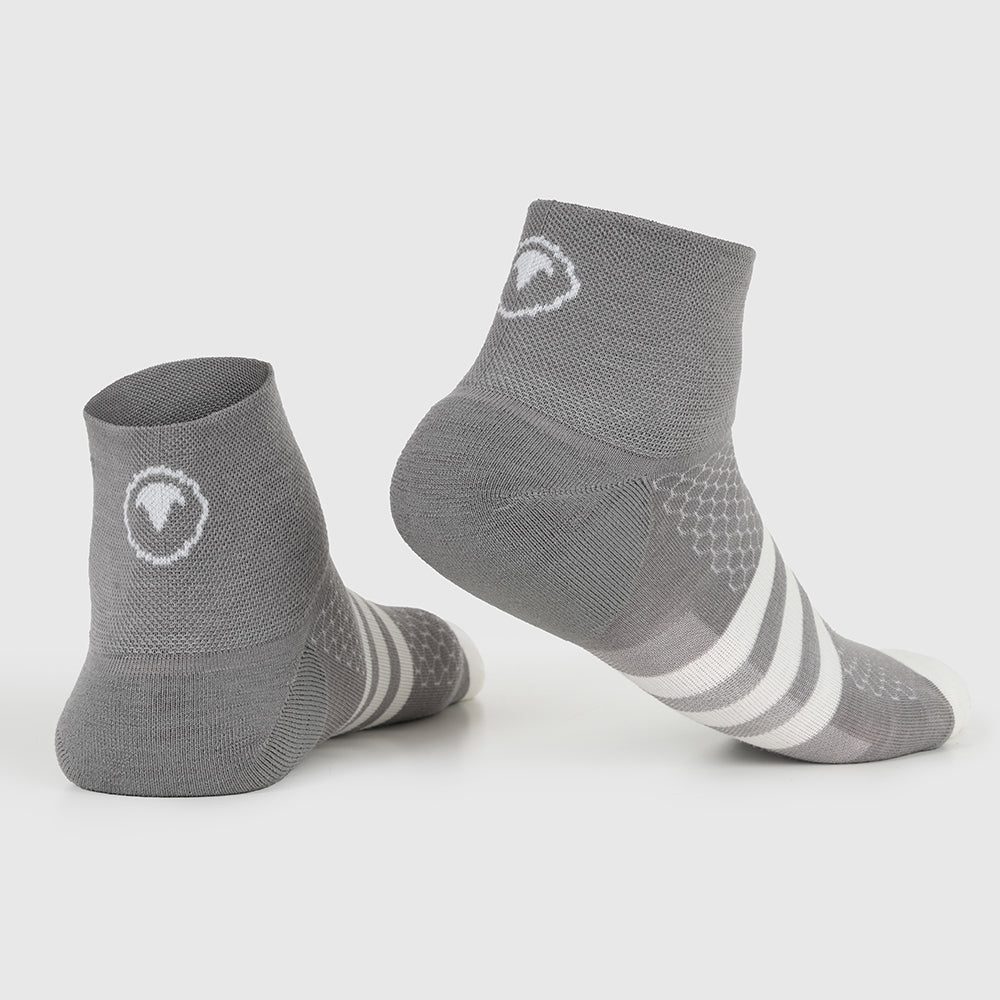 Merino Blend Sports Socks (3 Pack - Charcoal)