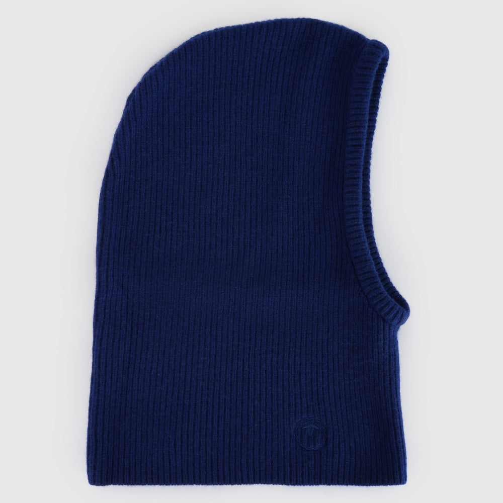 Merino Knitted Hood (Navy)