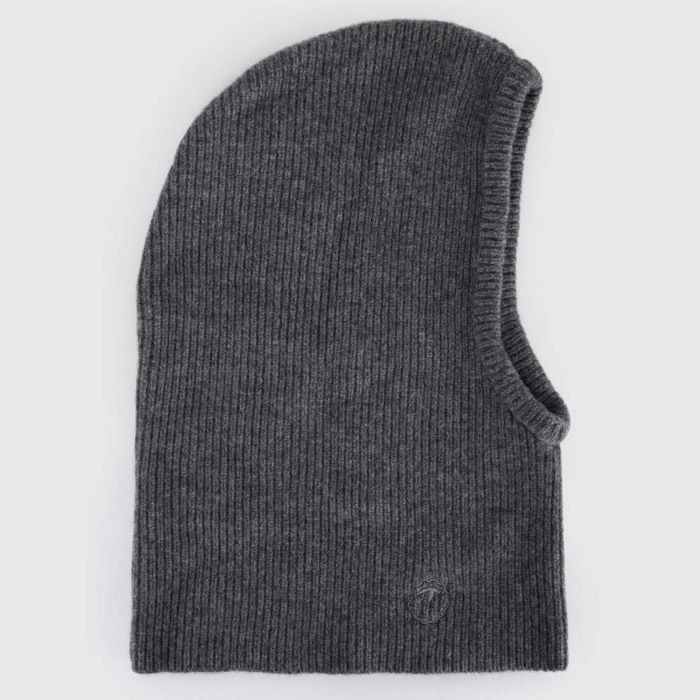 Merino Knitted Hood (Smoke)