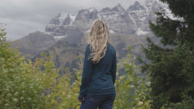Isobaa | Womens 160 Merino Active Roll Neck (Petrol) | Embrace the chill in style with our Women's 160 Merino Active Roll Neck, crafted from 160g 18.5 micron superfine merino wool | align: 50% 70% | Model: Estelle