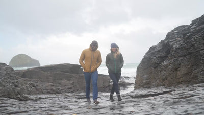 Isobaa | Womens Merino Wool Insulated Jacket (Forest/Green) | Innovative and sustainable design with our Merino jacket. | align: 65% 50% | Model: Amy