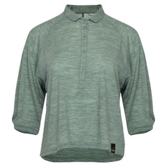 Womens 120 Ultrafine Cropped Blouse (Agave)