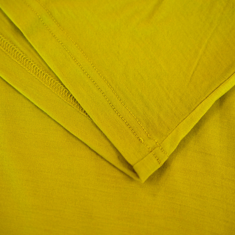 Isobaa Womens Merino 150 Peaks T-Shirt (Lime/Petrol)
