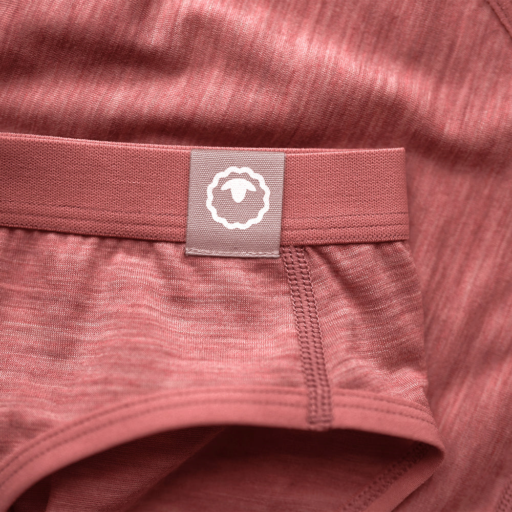Womens 160 Bikini Knickers (Blush Melange)