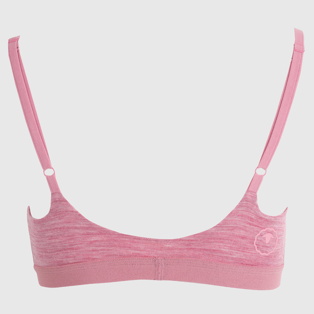 Womens Merino Blend 160 Bralette (Blush)