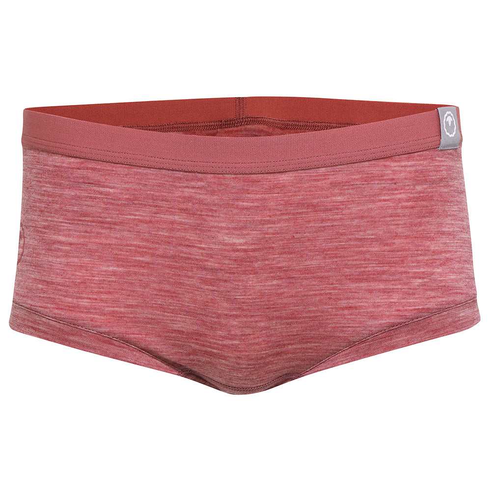 Womens Merino Blend 160 Hipster Knickers (Blush Melange)
