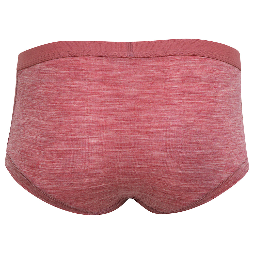 Womens Merino Blend 160 Hipster Knickers (Blush Melange)