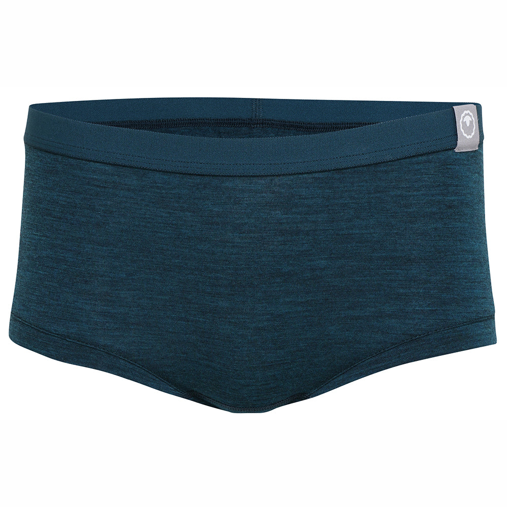 Womens Merino Blend 160 Hipster Knickers (Petrol)