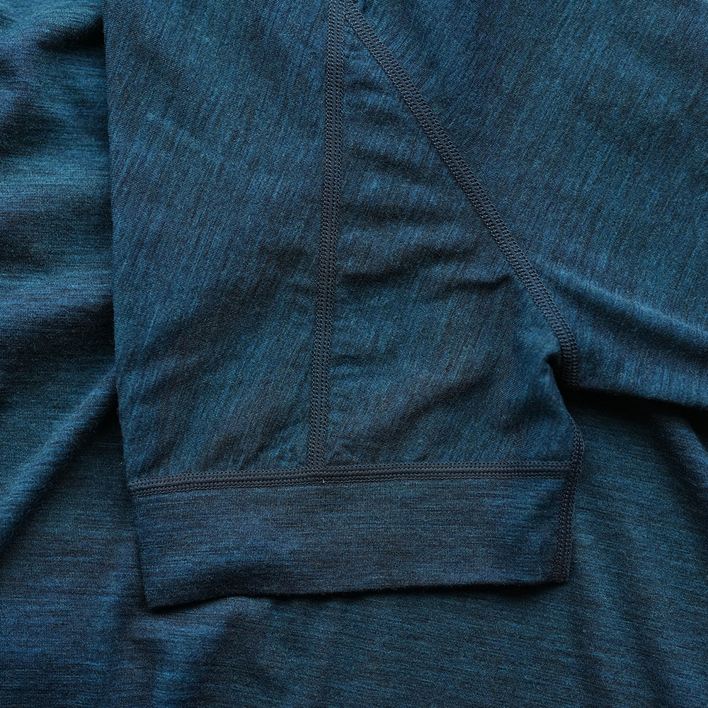 Womens 160 SS Cycle Zip Top (Petrol)