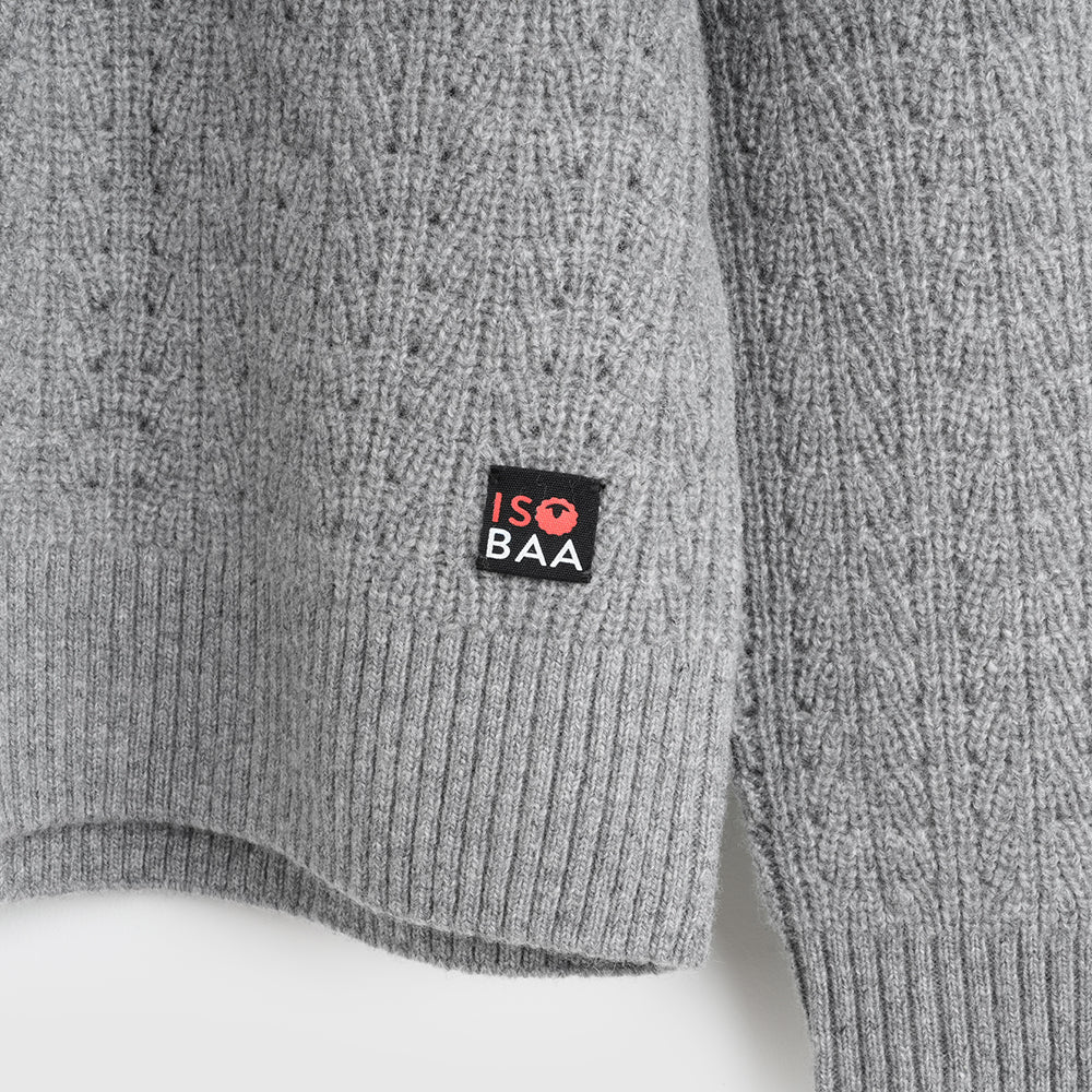 Womens Clover Merino Crew Sweater (Heather)