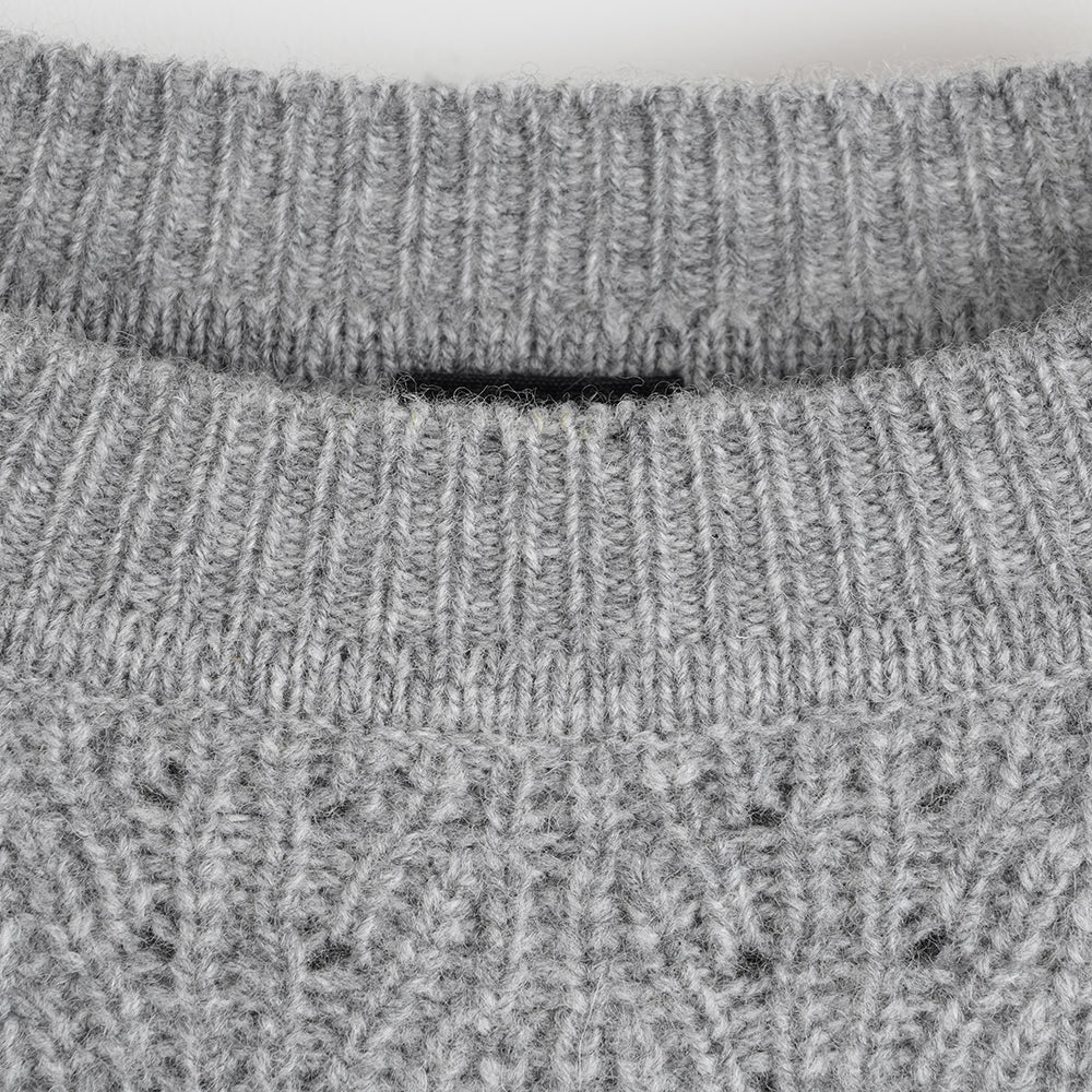 Womens Clover Merino Crew Sweater (Heather)