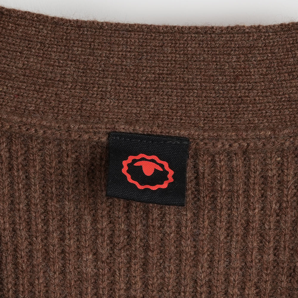 Damen Herdwick Merino Cardigan (Brown)