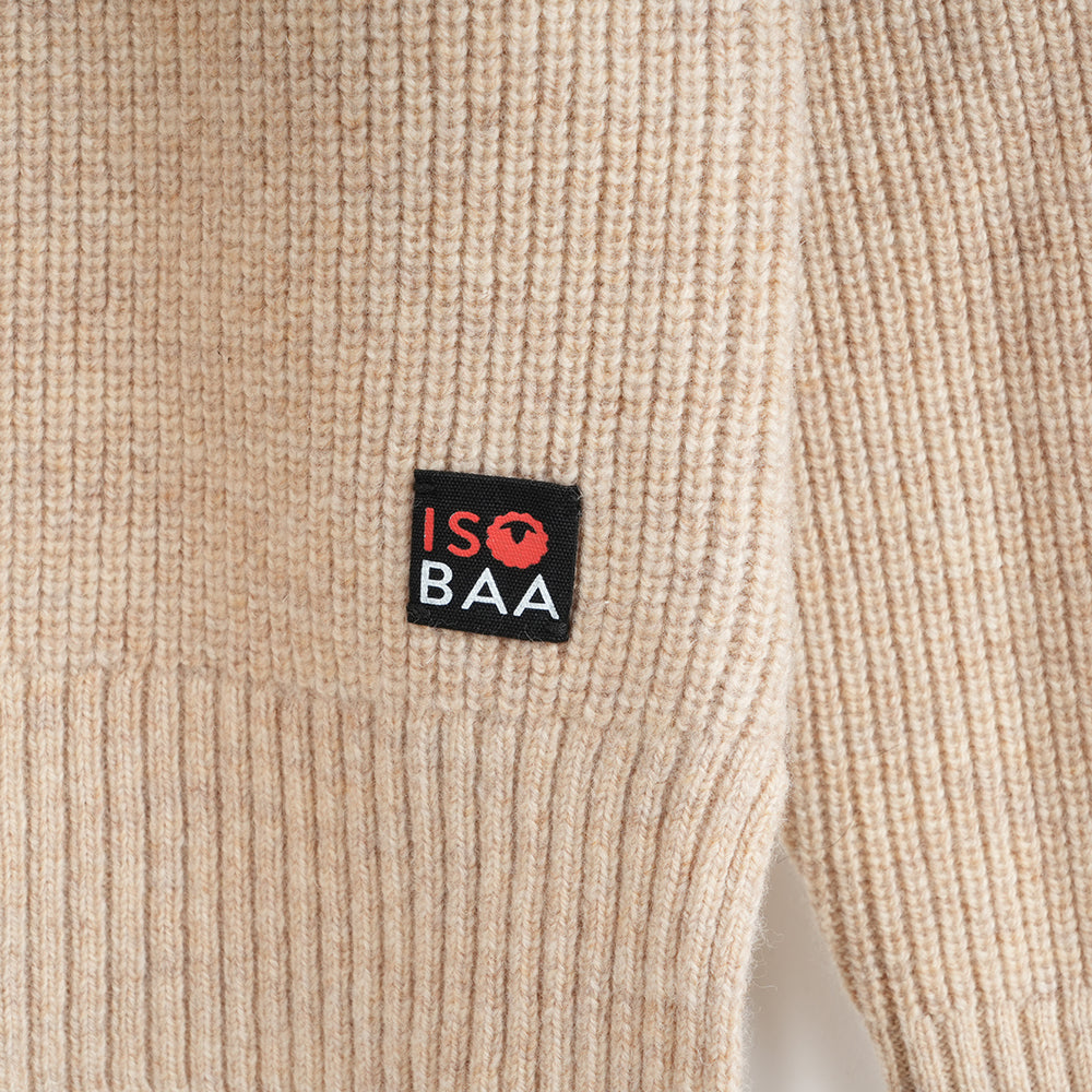 Damen Herdwick Merino Crew Sweater (Oatmeal)